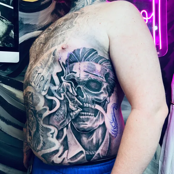 Chicano tattoo by Scott Walker The inkwell in Colchester