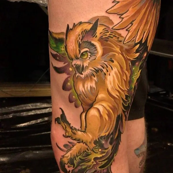 Neo Traditional tattoo by Ande Chambers