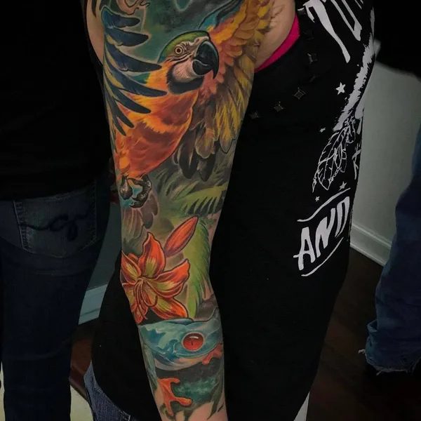 Neo Traditional tattoo by Ande Chambers