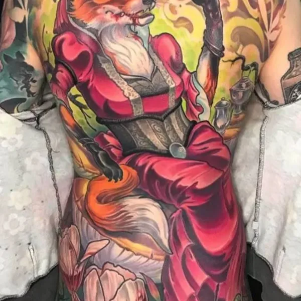 Neo Traditional tattoo by Ande Chambers