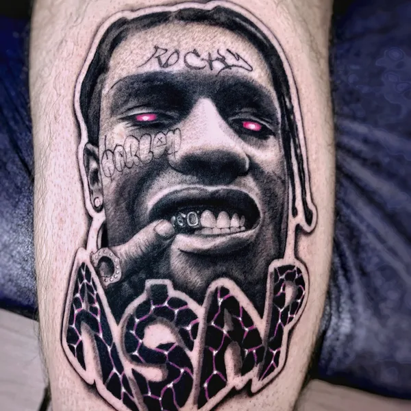 Ornamental tattoo by Andrey Pavlenko in Moscow