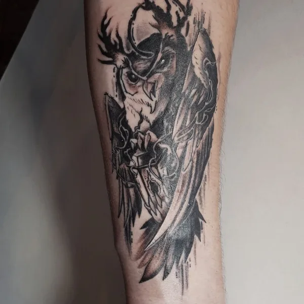 whipshading tattoo by Забелина Анастасия in Ярославль