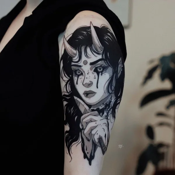 Author's Style tattoo by Валерия Волохова in Moscow