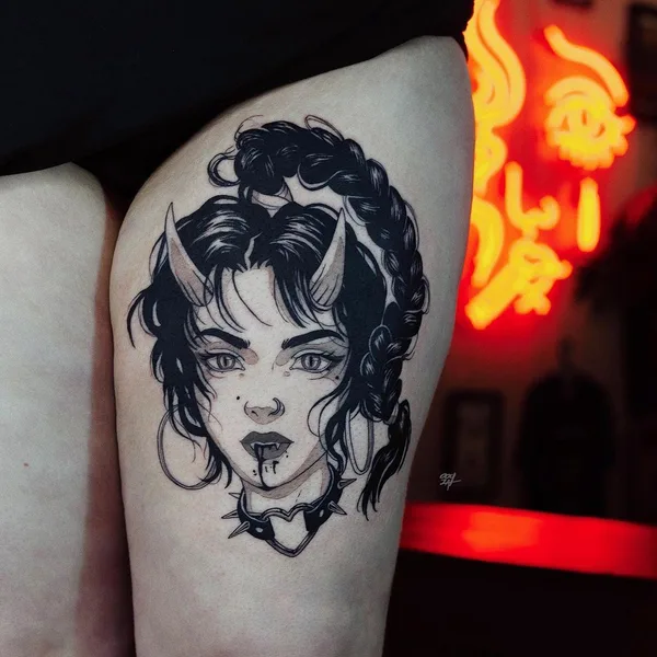 Author's Style tattoo by Валерия Волохова in Moscow