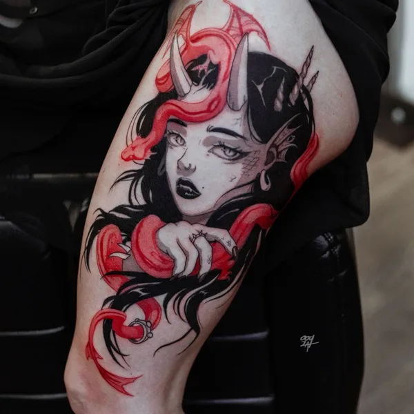Author's Style tattoo by Валерия Волохова in Moscow