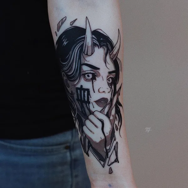Author's Style tattoo by Валерия Волохова in Moscow