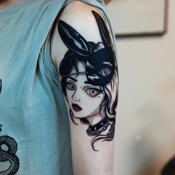 Author's Style tattoo by Валерия Волохова in Moscow