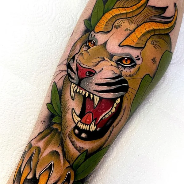 Neo Traditional tattoo by Picon in Almería