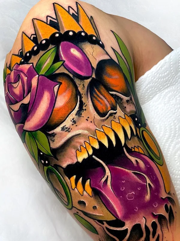 color neo traditional татуировка на upper arm #41201 | Тату мастер Picon