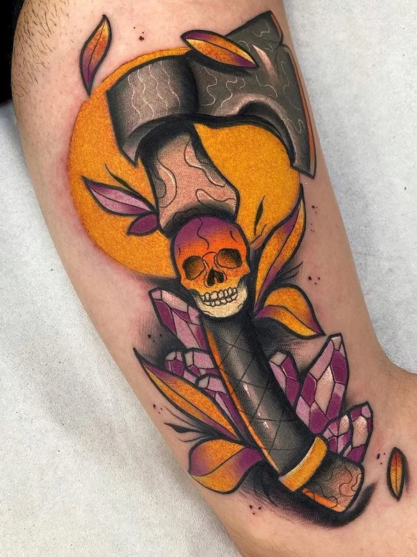 color neo traditional татуировка на forearm #41210 | Тату мастер Picon