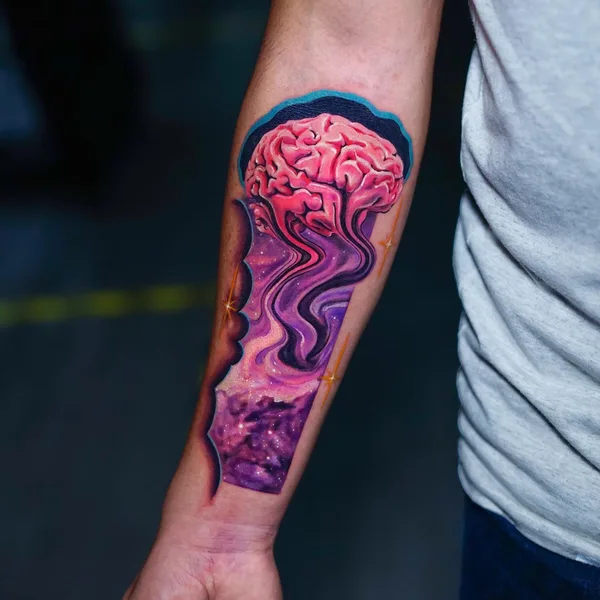 Abstract tattoo by Sergey Jaer in New York City