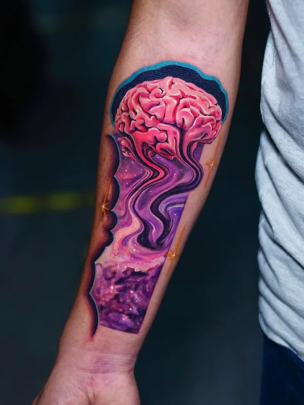 color surrealism 타투 부위 forearm #55921 | 타투이스트 Sergey Jaer