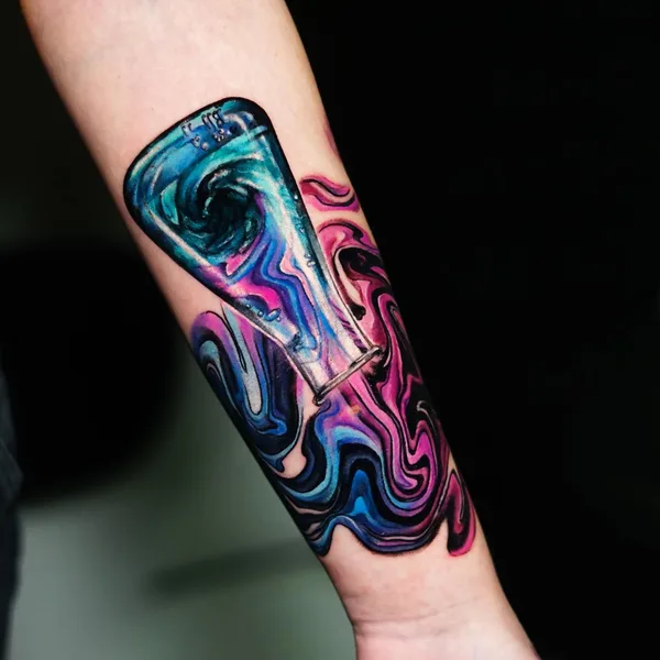 Abstract tattoo by Sergey Jaer in New York City