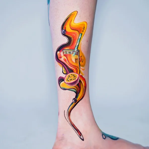 Abstract tattoo by Sergey Jaer in New York City