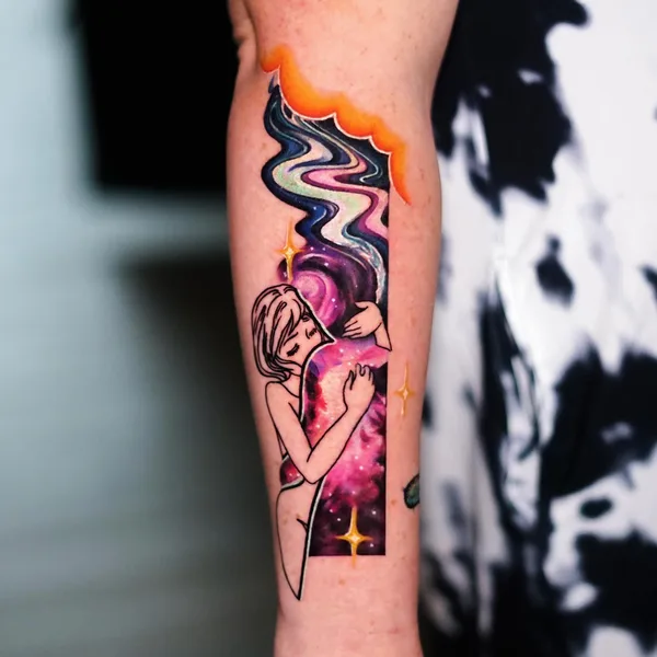 Abstract tattoo by Sergey Jaer in New York City
