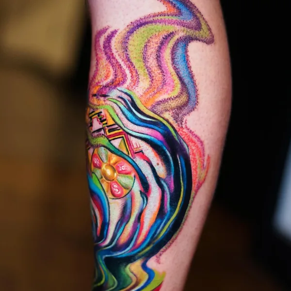 Abstract tattoo by Sergey Jaer in New York City