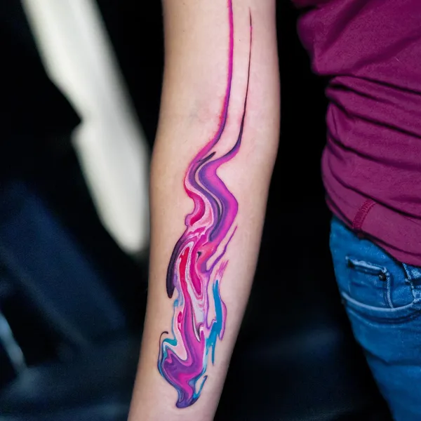 Abstract tattoo by Sergey Jaer in New York City