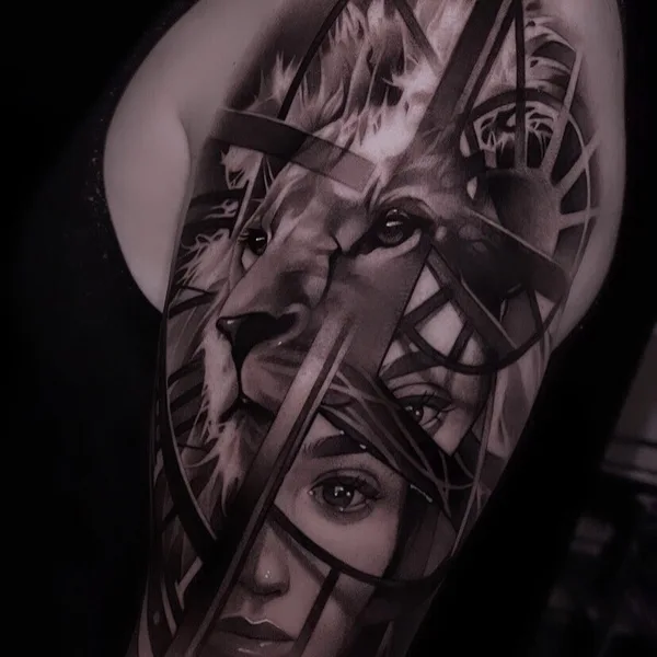 Neo Traditional tattoo by Stanislav Poryadkov in Сургут