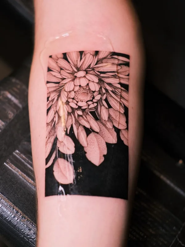 black botanic татуировка на forearm #58287 | Тату мастер KimBobby