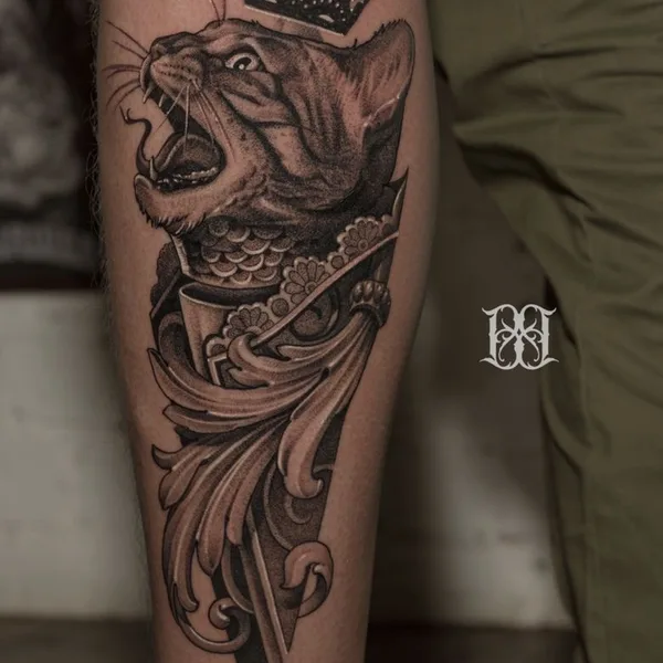 Author's Style tattoo by Макс Вторник in Orange County