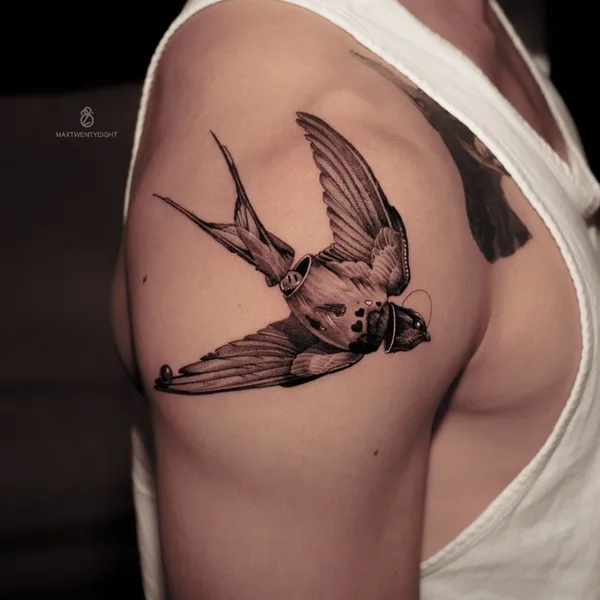 Author's Style tattoo by Макс Вторник in Orange County