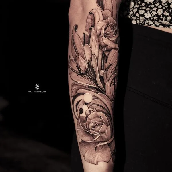 Author's Style tattoo by Макс Вторник in Orange County