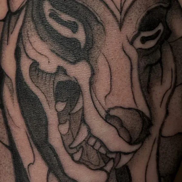 Graphic tattoo by Дмитрий Павлов in Saint Petersburg