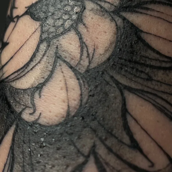 Graphic tattoo by Дмитрий Павлов in Saint Petersburg