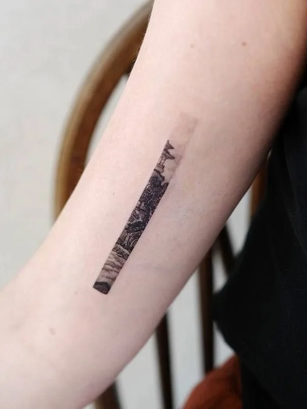 black blackwork tatuaje en forearm #33724 | Tatuador EQ tattoo