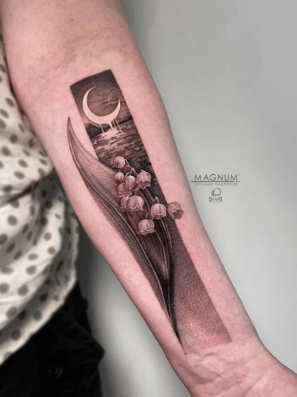 black and grey black and grey татуировка на forearm #44364 | Тату мастер Евгений Павликов