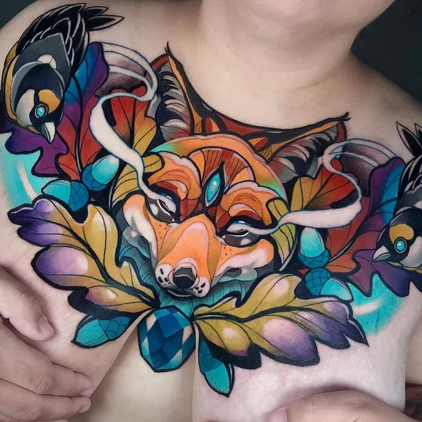 Neo Traditional tattoo by Carlos Breakone in Porto