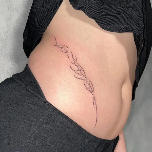 Minimalism tattoo by Jake Nowicz in Milano