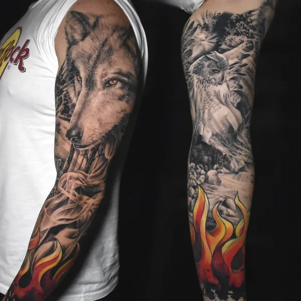 Watercolor tattoo by Маруся Цветкова in Ставрополь