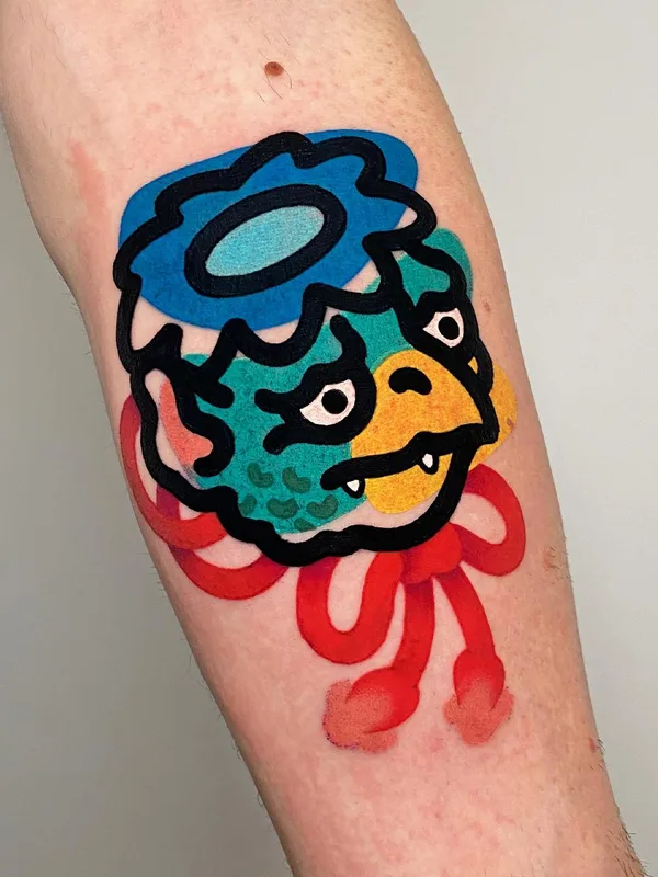 Авторская tattoo by Mattia Calvi in Milano
