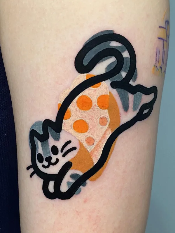 Авторская tattoo by Mattia Calvi in Milano
