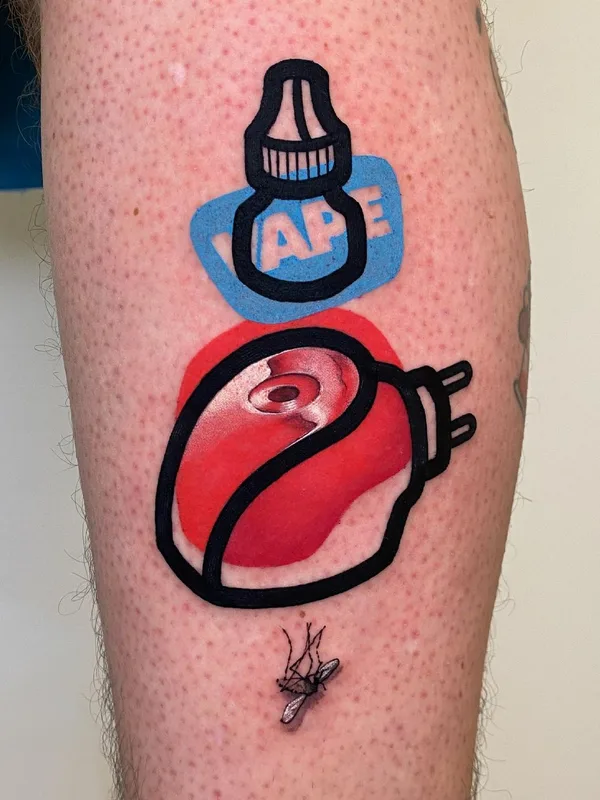 Авторская tattoo by Mattia Calvi in Milano