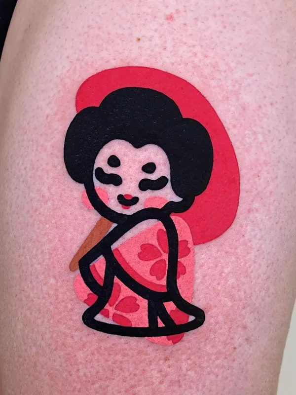 Авторская tattoo by Mattia Calvi in Milano