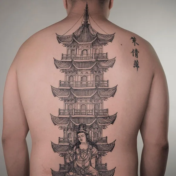 engraving tattoo by Lescrowtattoo in Los Angeles