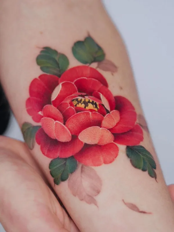 female color watercolor, realism, botanic 타투 부위 forearm #60066 | 타투이스트 Svetlana Ehrt