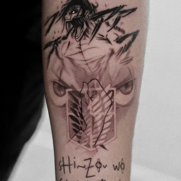Illustrative tattoo by Yurici_tattoo in Milano