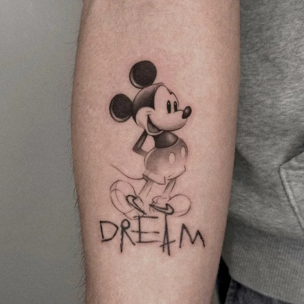 Illustrative tattoo by Yurici_tattoo in Milano