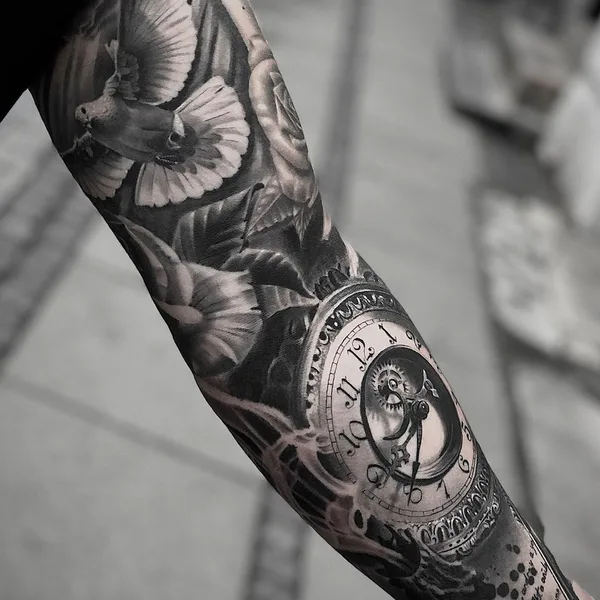 Realism tattoo by Ralf Monnerup in København