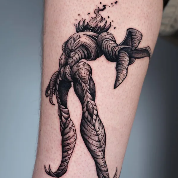 Graphic tattoo by doill_blk in Seoul