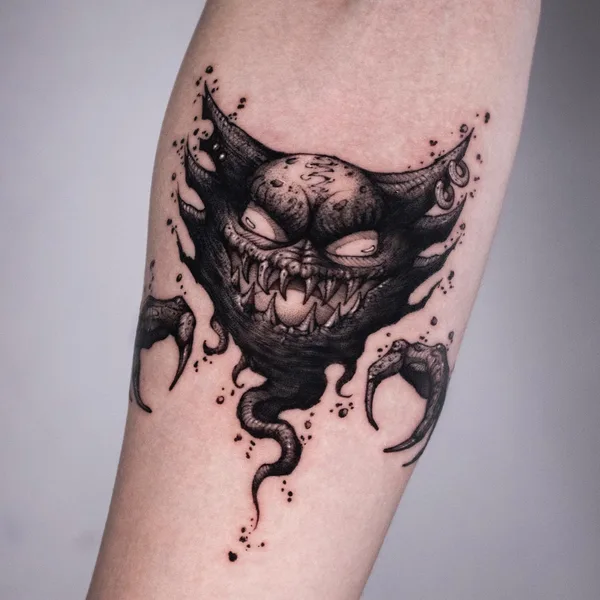 Graphic tattoo by doill_blk in Seoul