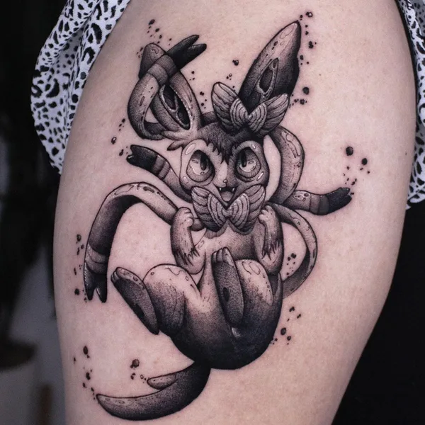 Graphic tattoo by doill_blk in Seoul