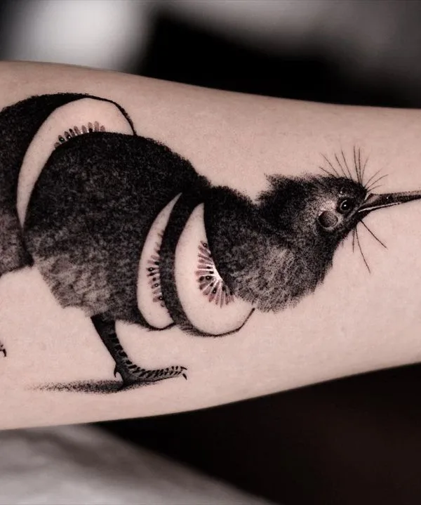 black and grey illustrative tattoo auf forearm #61041 | Tätowierer 9rukim