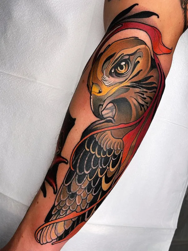 color neo traditional Tatuaggio su forearm #61064 | Tatuatore rb.tattoo