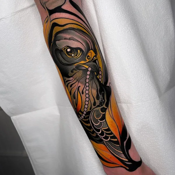 Neo Traditional tattoo by rb.tattoo in Deerfield Beach