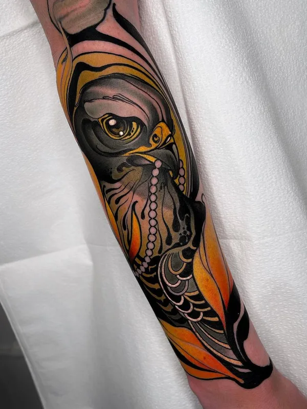 color neo traditional Tatuaggio su forearm #61059 | Tatuatore rb.tattoo