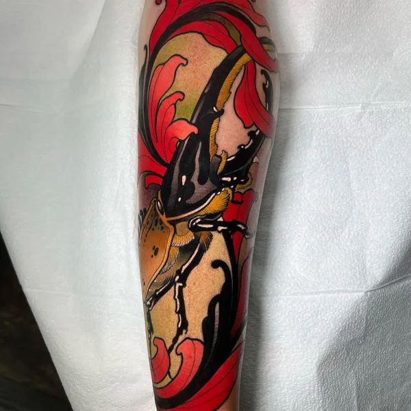 Neo Traditional tattoo by rb.tattoo in Deerfield Beach